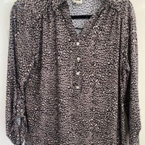 Animal Print Blouse